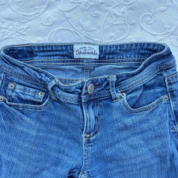 Aeropostale Chelsea Low Rise Bootcut Curvy Jeans 00 Long - Picture 2 of 9